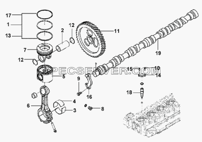 Functional Part Subassembly для L3251A3 (вара.) (список запасных частей)