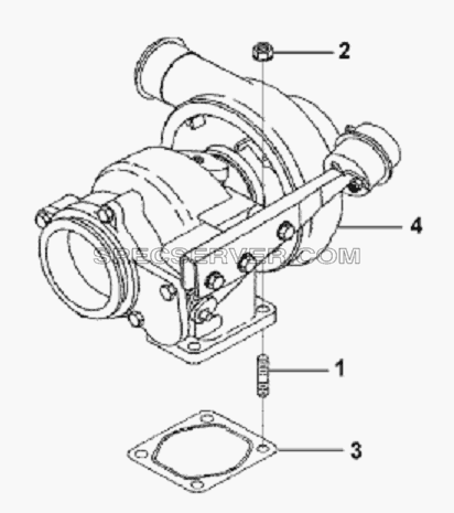 Supercharger Subassembly для L3251A3 (вара.) (список запасных частей)