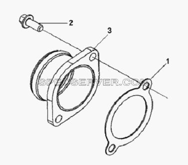 Water Inlet Connecting Pipe Subassembly для L3251A3 (вара.) (список запасных частей)