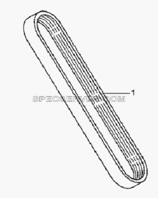 Water Pump Accessory Drive Subassembly для L3251A3 (вара.) (список запасных частей)