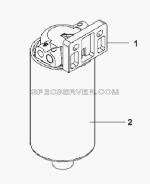 Fuel Primary Filter Subassembly для L3251A3 (вара.) (список запасных частей)