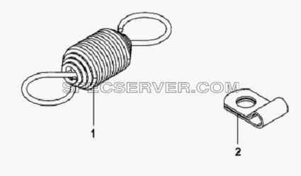 Throttle Control Installation Subassembly-Complete Vehicle для L3251A3 (вара.) (список запасных частей)