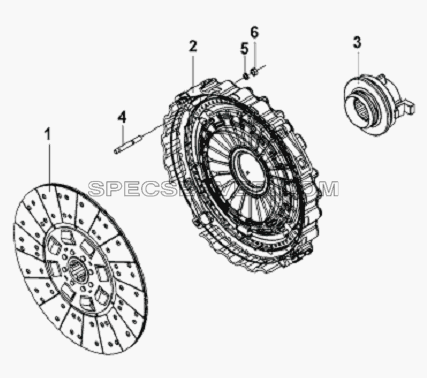 Clutch Subassembly для L3251A3 (вара.) (список запасных частей)