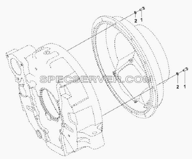 Clutch Case Installation Subassembly для L3251A3 (вара.) (список запасных частей)