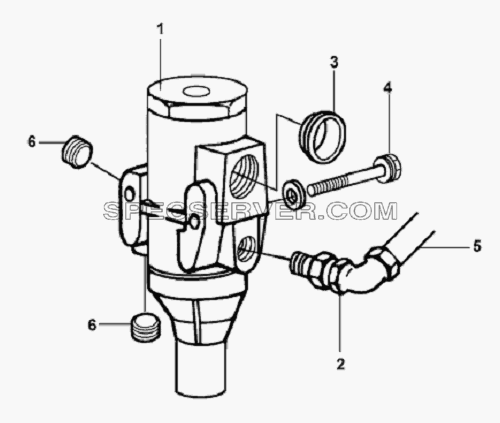 Air Filter Adjuster Assembly для L3251A3 (вара.) (список запасных частей)