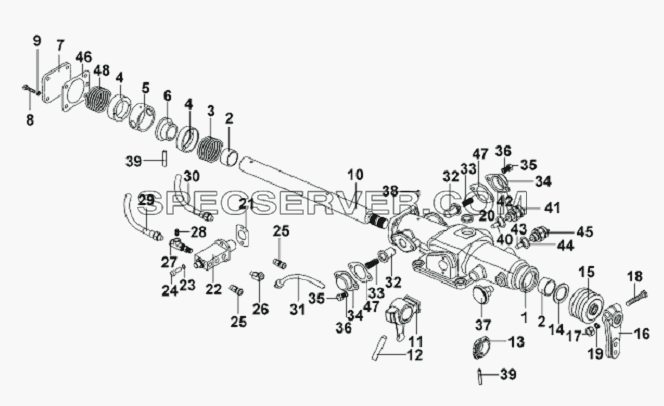 Control Assembly для L3251A3 (вара.) (список запасных частей)