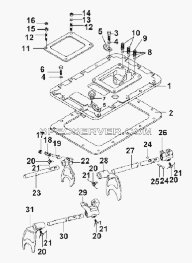 Upper Cover Assembly для L3251A3 (вара.) (список запасных частей)