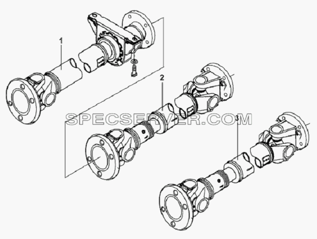 Driving Shaft Subassembly для L3251A3 (вара.) (список запасных частей)