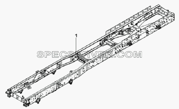Vehicle Frame & Bracket Assembly для L3251A3 (вара.) (список запасных частей)