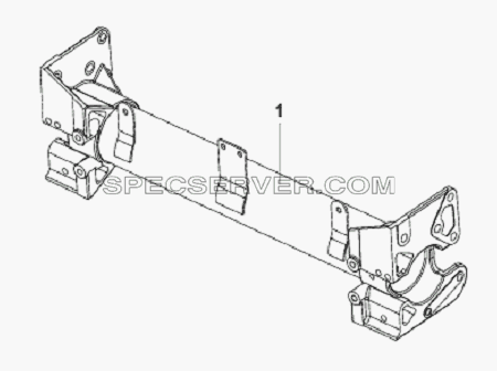Cross Beam Subassembly Front для L3251A3 (вара.) (список запасных частей)