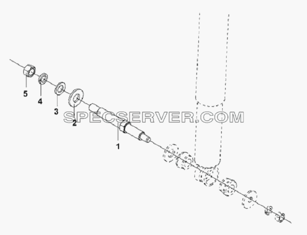 Vibration Damper Lower Bracket & Lower Pin Subassembly для L3251A3 (вара.) (список запасных частей)
