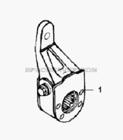 Front Left Brake Adjusting Arm для L3251A3 (вара.) (список запасных частей)