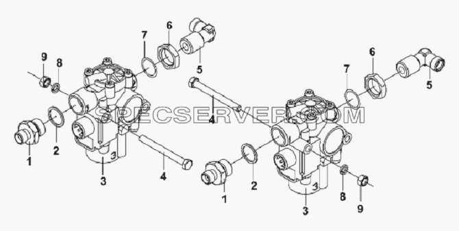 Front ABS для L3251A3 (вара.) (список запасных частей)
