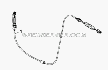 Throttle Cable Subassembly для L3251A3 (вара.) (список запасных частей)