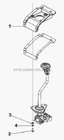 Gearbox Control Bracket для L3251A3 (вара.) (список запасных частей)