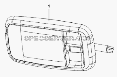 Reading Lamp Subassembly для L3251A3 (вара.) (список запасных частей)