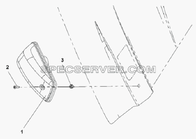 Turn Lamp Subassembly для L3251A3 (вара.) (список запасных частей)