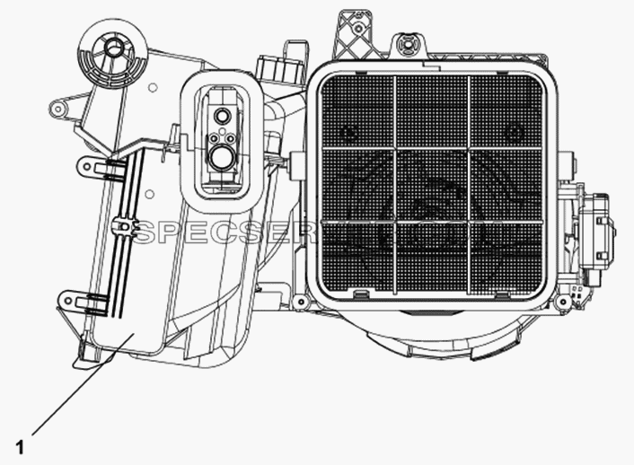 Вентиляционное оборудование для DFL-4181A (список запасных частей)