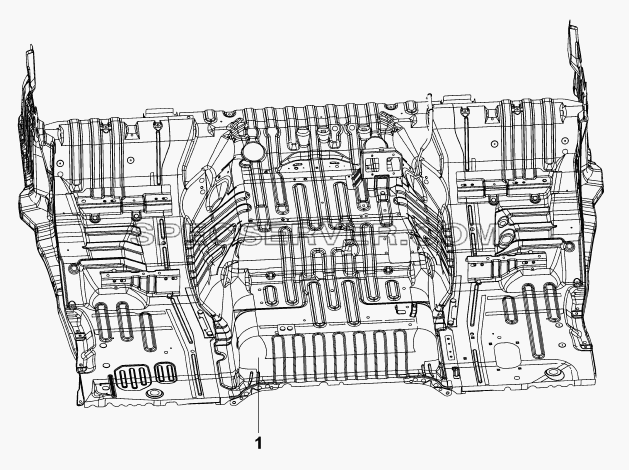5101A-C0300 Сварочный соединительный напольный состав для DFL-4251A (список запасных частей)