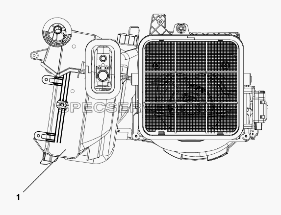 8103A-C0101 Вентиляционное оборудование для DFL-4251A (список запасных частей)