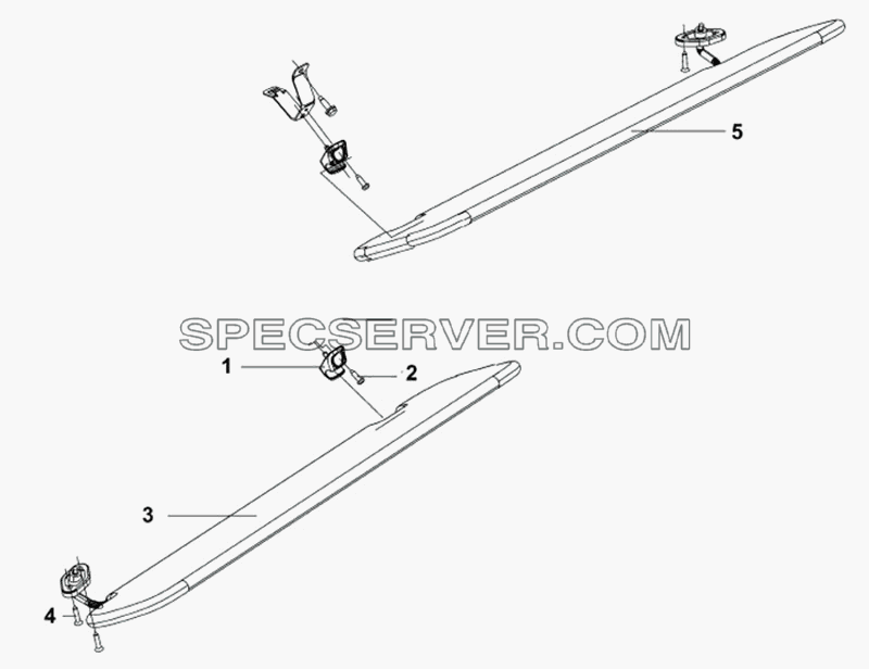 8204A-C0101 Солнцезащитный козырёк для DFL-4251A (список запасных частей)