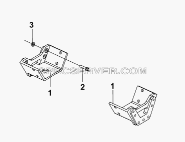 1001E-T0500 Задняя подвеска двигателя для DFL-4251A (список запасных частей)
