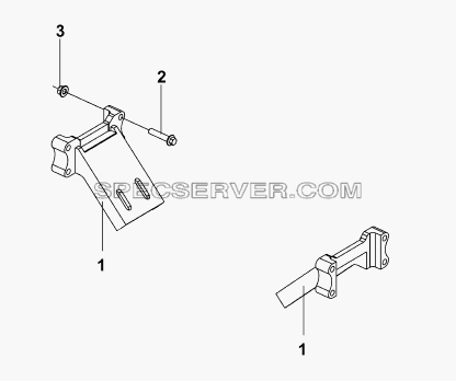 1001G-T0500 Передняя подвеска двигателя для DFL-4251A (список запасных частей)