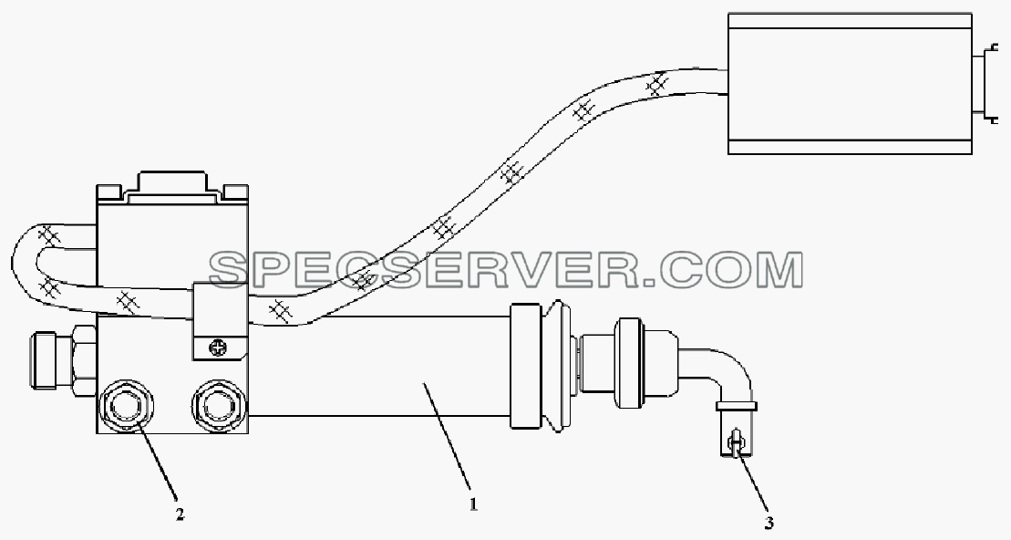 Пневматический маслопрерыватель для СА-1083 (список запасных частей)