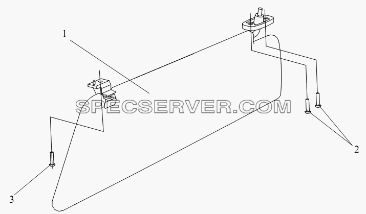 Правый противосолнечный козырек для СА-3252 (P2K2BT1A) (список запасных частей)