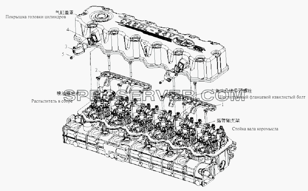 Провода распылителя для СА-3252 (P2K2T1A) (список запасных частей)