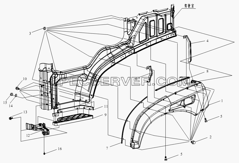 Крылья для СА-3312 (P2K2B2T4A2Z) (список запасных частей)