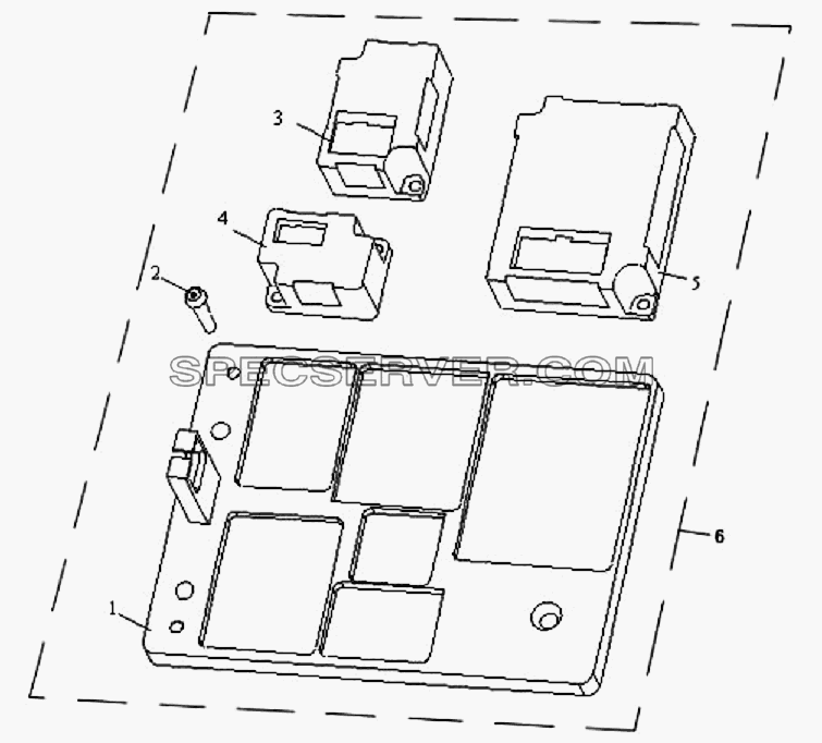 Блок регулятора для СА-3312 (P2K2B2T4A2Z) (список запасных частей)