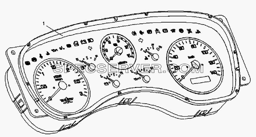 Приборы для СА-3312 (P2K2B2T4A2Z) (список запасных частей)