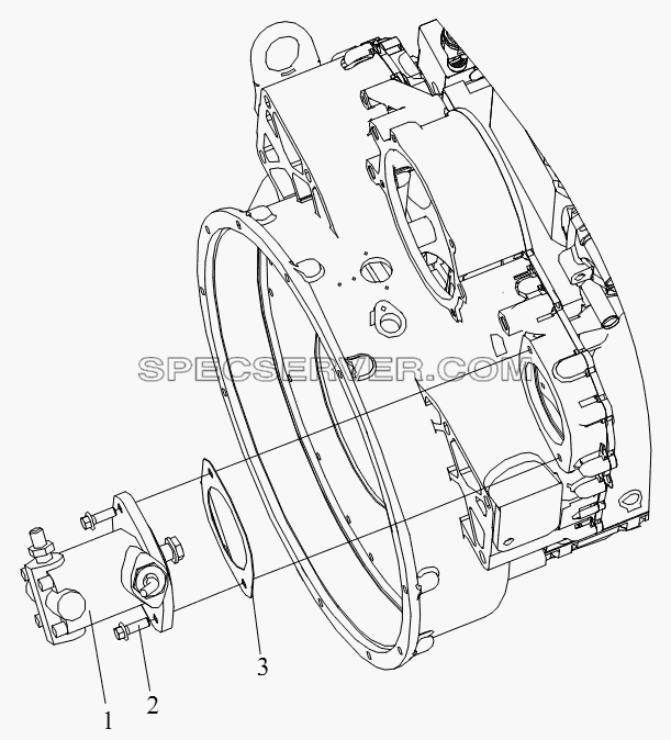 Силовой поворотный маслонасос для СА-4180 (P66K22A) (список запасных частей)