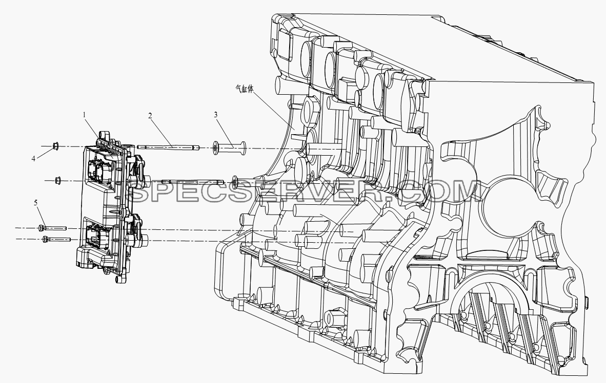 Секция управления двигателем для СА-4180 (P66K22A) (список запасных частей)