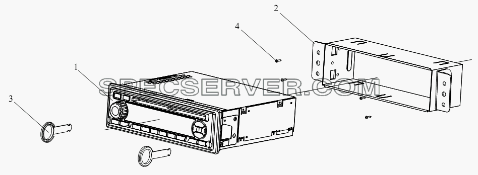 Проигрыватель CD для СА-4180 (P66K2A) (список запасных частей)
