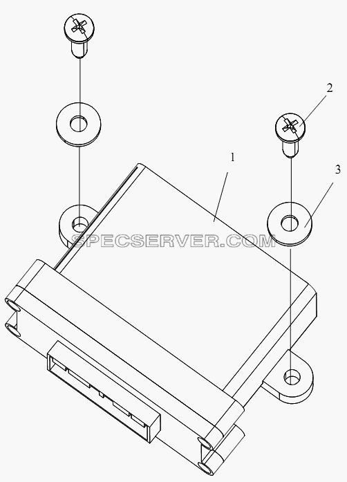 Контроллер для света лампы в сборе для СА-4250 (P66K22T1A1EX) (список запасных частей)