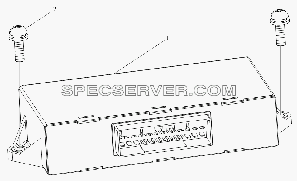 Контроллер двери для СА-4250 (P66K22T1A1EX) (список запасных частей)