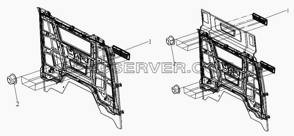 Вентиляционная решетка для СА-4250 (P66K2T1A1EX) (список запасных частей)