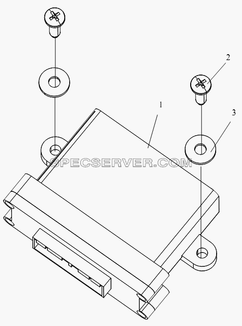 Контроллер для света лампы в сборе для СА-4250 (P66K2T1A1EX) (список запасных частей)