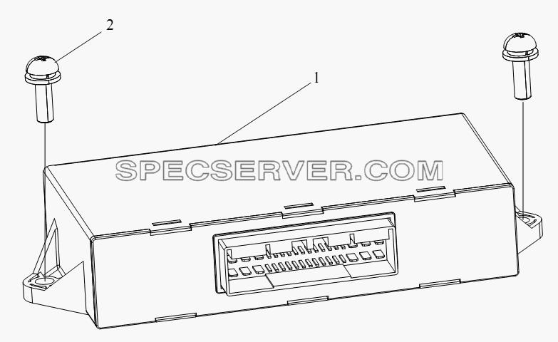 Контроллер двери (для выбора) для СА-4250 (P66K2T1A1EX) (список запасных частей)