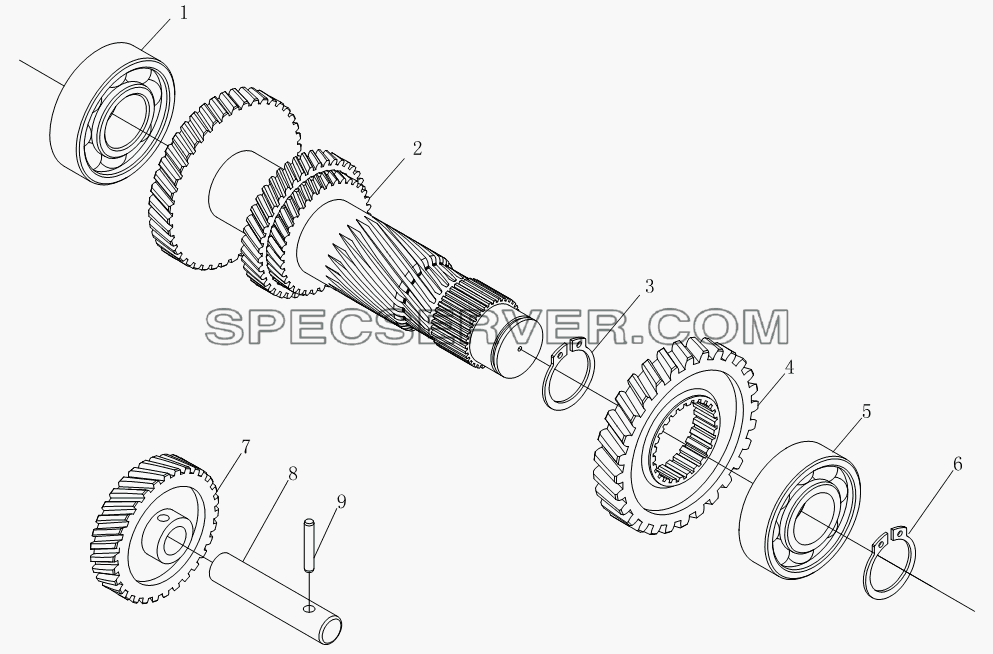 Вариатор (JC528T2F)-3 1S10491710114 для BJ1039, BJ1049 (Aumark III) (список запасных частей)