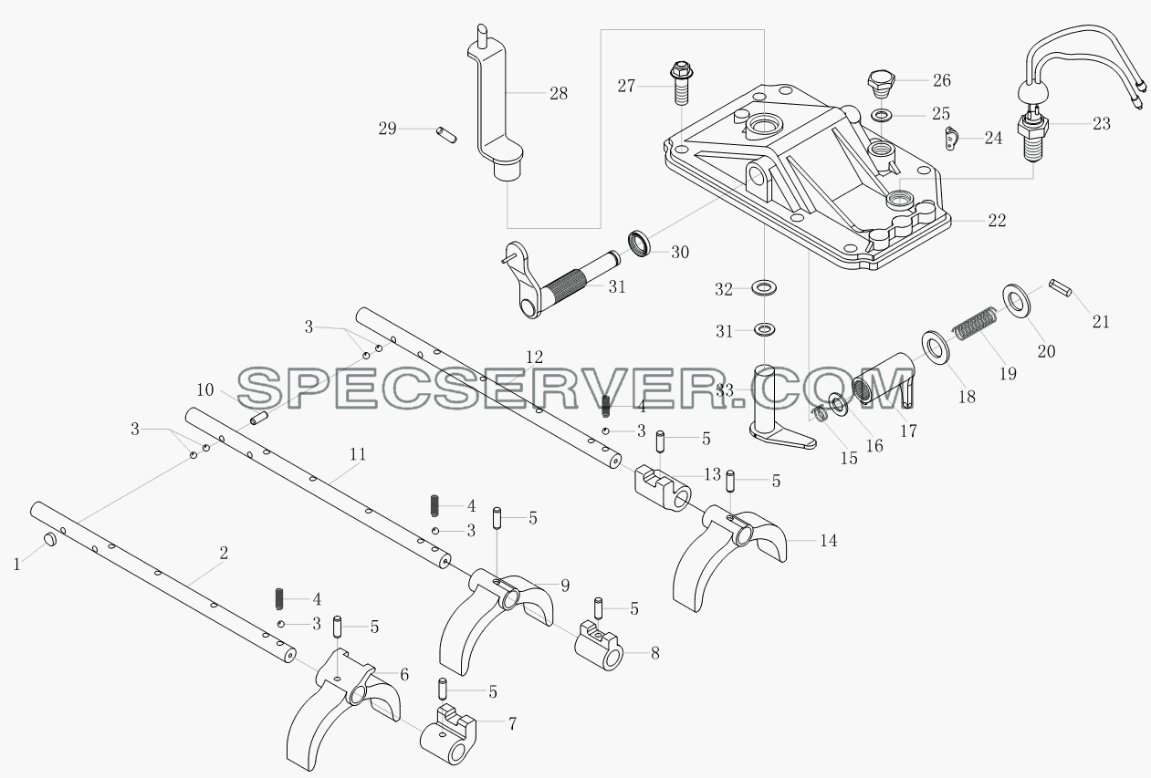Вариатор 1S10491710114 (JC528T2F)-4 для BJ1039, BJ1049 (Aumark III) (список запасных частей)