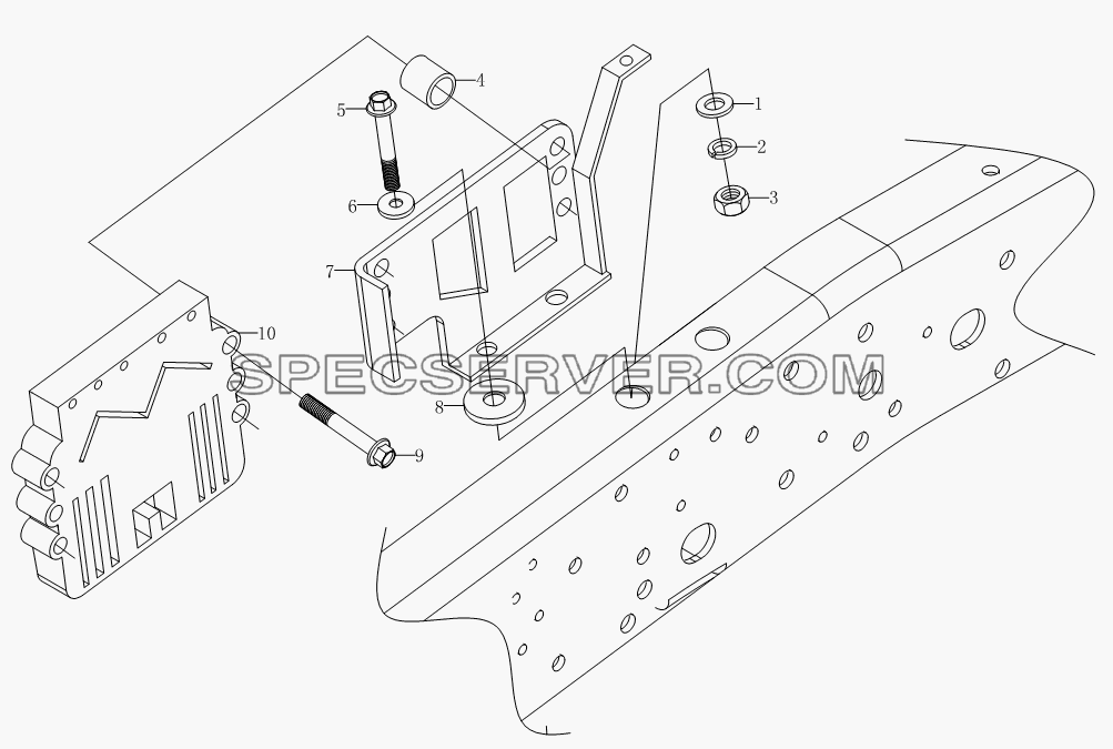 Электроконтрольное устройство 1S10493680101, 1S10393680102 для BJ1039, BJ1049 (Aumark III) (список запасных частей)