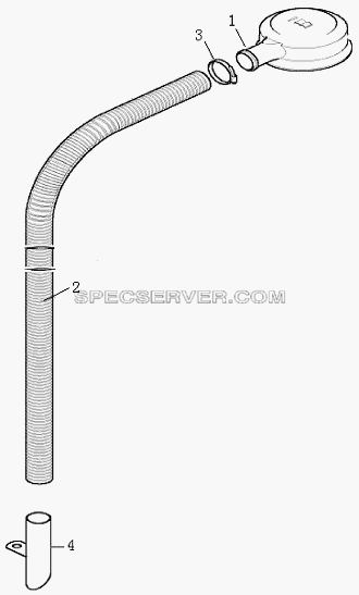 1S10691000145 Двигатель в сборе (дыхательные аппараты) для BJ1041, BJ1069 (Ollin) (список запасных частей)