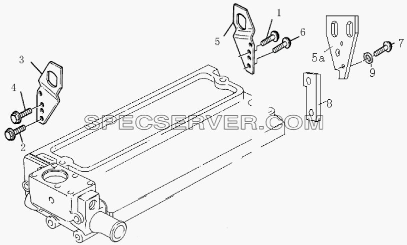 1S10411000101 Двигатель в сборе (подъёмное устройство двигателя ) для BJ1041, BJ1069 (Ollin) (список запасных частей)