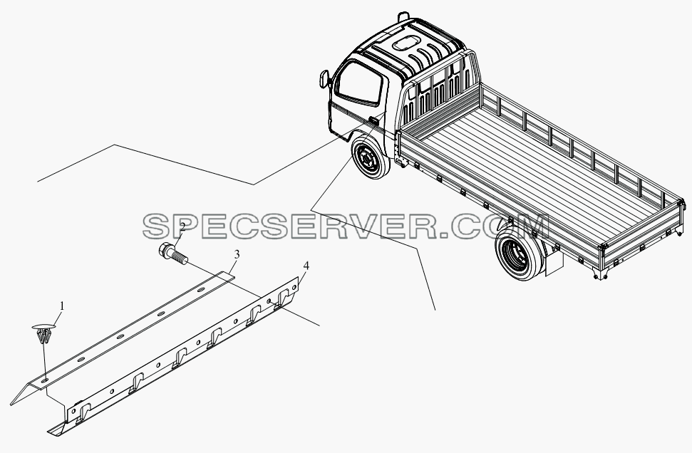 1SB2008260103 Остальные агрегаты для BJ1041, BJ1069 (Ollin) (список запасных частей)