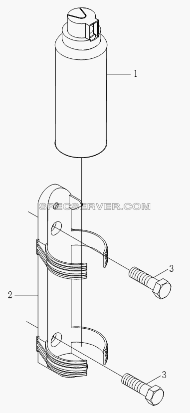 1SB1808250101 Огнетушитель для BJ1051, BJ1061 (Aumark) (список запасных частей)
