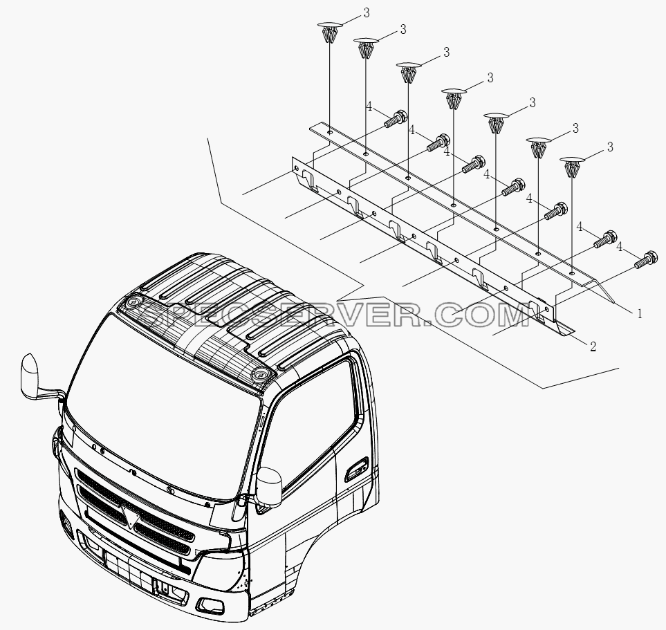 1SB2008260103 Другие аксессуары для BJ1051, BJ1061 (Aumark) (список запасных частей)