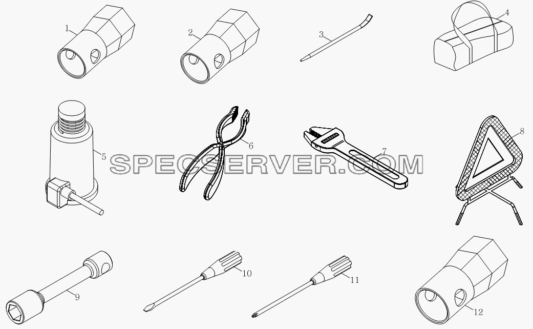1S10433910105 Бортовые инструменты и агрегат для Оllin Express I (список запасных частей)